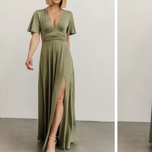 Emberly Maxi Dress | Dusty Sage